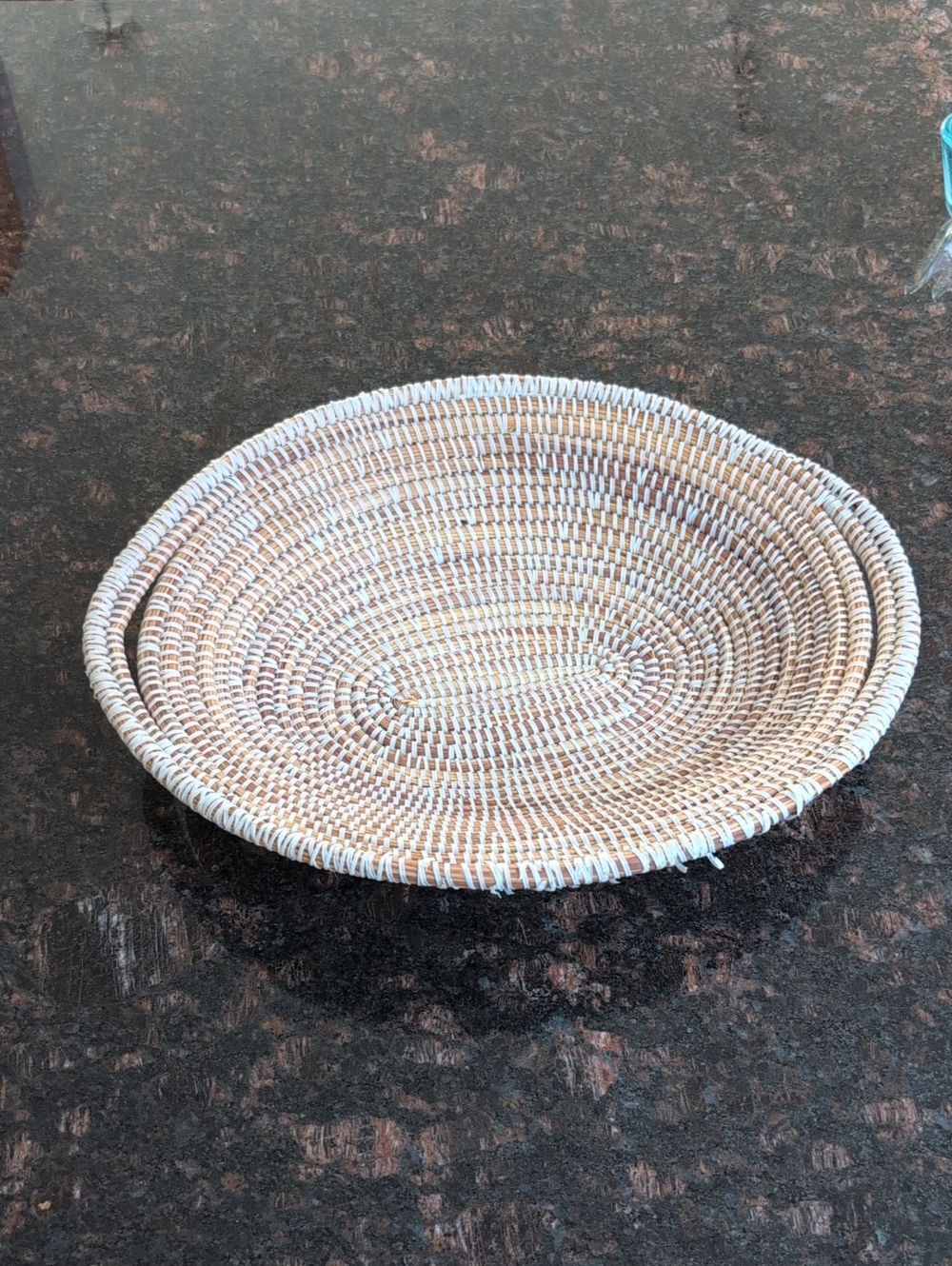 Handwoven Pine-Needle Decorative Basket